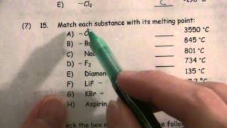 BoilingMelting Points and Intermolecular Forces [upl. by Pandich692]