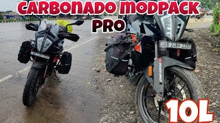 carbonado modpack pro  Installing carbonado modpack pro ktm Adventure 390  Unboxing 10L [upl. by Hsac974]