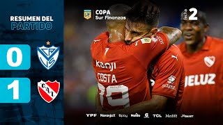 VÉLEZ 0  1 INDEPENDIENTE I Resumen del partido I CopaSurFinanzas 2024 [upl. by Bethina]