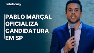 PABLO MARÇAL oficializa sua candidatura à Prefeitura de São Paulo pelo PRTB [upl. by Neeluqcaj]