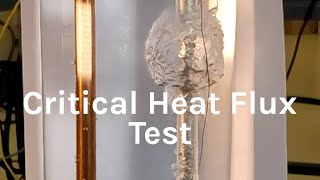 Critical Heat Flux Test at Idaho National Laboratory [upl. by Jodi]