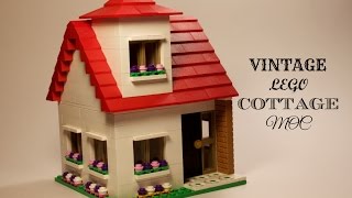 Custom LEGO Vintage Cottage MOC My Own Creation [upl. by Isacco]