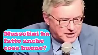 Alessandro Barbero  Mussolini ha fatto anche cose buone [upl. by Wilona]