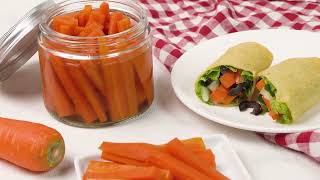 Quick Pickled Carrots Recipe [upl. by Macintyre]