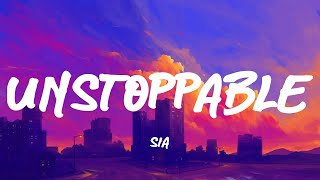 Sia  Unstoppable LyricsLetra [upl. by Meehaf]