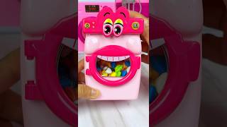 Satisfying with Unboxing Miniature Washing Machine Candy Set Toys Kitchen ASMR Videos [upl. by Nadroj]