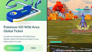 90 Trainer Don’t Know this TRICK Go Wild Area Global Ticket Pokemon Go [upl. by Trinia]