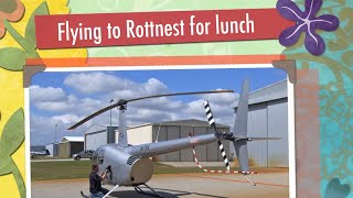 Robinson R44 Helicopter flight to Rottnest Island Western Australia [upl. by Dihahs800]