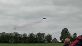 F104 Starfighter landing at EHLW  pure howling sound [upl. by Isnam]