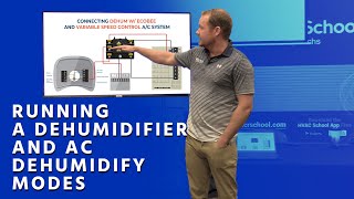 Running a Dehumidifier and AC Dehumidify Modes using an EcoBee and a Relay [upl. by Nezam]