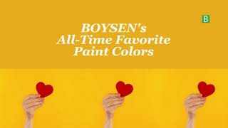 Boysens AllTime Favorite Paint Colors [upl. by Lugo]