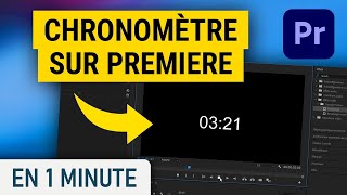 Créer un chronomètre Timer sur Première Pro [upl. by Eimyaj26]