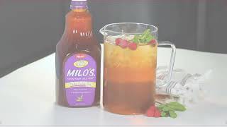 Milos Raspberry Mint Tea recipe [upl. by Ahsenak619]