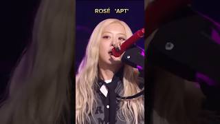 APT ROSÉ Live Performance 직캠 Fancam  Lee Young JI rosé apt rosébrunoapt shorts [upl. by Idarb950]