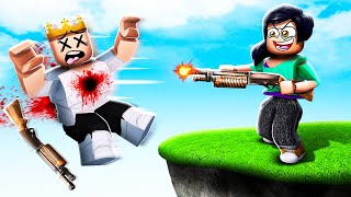 My GIRLFRIEND Shot Me OFF ROBLOX [upl. by Hans772]