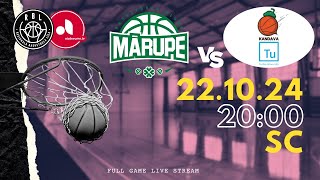 BK MārupeLU vs KandavaTurība  Ramirent NBL 20242025 [upl. by Ggerg]