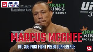 Marcus McGhee Thinks Martinez quotProbably Couldve Got Stoppagequot  UFC 309 PostFight Press Conference [upl. by Grail]