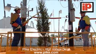 Pike Electric Live Line Demonstration at iP Safety Conference and Expo [upl. by Notnats]