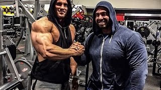 Chest Day  Calum Von Moger and Frank McGrath [upl. by Noslrac]