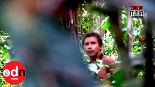 Rare Footage of Uncontacted Tribesman in the Amazon Rainforest [upl. by Ahseinek]