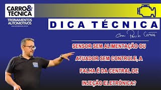 SENSOR SEM ALIMENTAÇÃO OU FALTA DE CONTROLE DO ATUADOR [upl. by Stallworth]