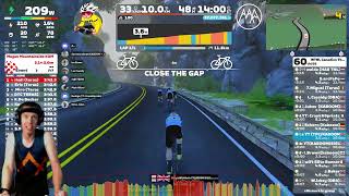 LIVE Zwift Race  WTRL TTT  More bloody hills [upl. by Ehgit]