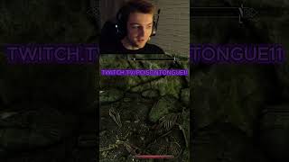 Bone scare skyrim gaming twitch twitchclips funny gaming vidoeshort [upl. by Raul]