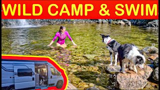 Lake District  Whorneyside Force amp Langdale OffGrid Etrusco camp amp wild swim [upl. by Borgeson]