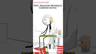 Nuyorican Working in Customer service Meme Animation shorts animation audioTherealveronika [upl. by Halla]