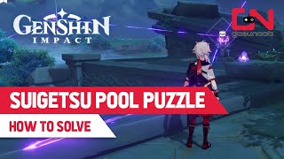 Genshin Impact Suigetsu Pool Puzzle  Watatsumi Island Palace in a Pool [upl. by Trammel4]