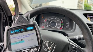 2016 Honda CRV 24 L battery diagnostics and replacement using scan tool Possibly a relearn [upl. by Alehcim724]