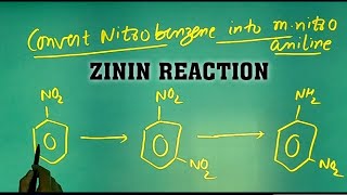 mdinitrobenzene into mnitroanilineshorts Zinin Reaction [upl. by Odranar]