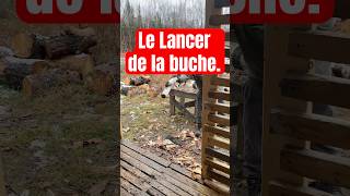 Le lancer de la buche Feat LouisGiS LancerDeLaBuche DéfiOutdoor LancerParfait [upl. by Horace]