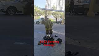 SCBA Donning shorts shortsvideo firefighter security youtubeshorts youtube viral rescuer [upl. by Nitsrek]