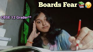 Boards Fear Of CBSE 12 Grader 😨📚😢 Study Vlog 💌 Class 12 Study Vlog🌷 Commerce Student ✨ [upl. by Treulich152]