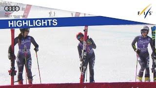 Highlights  Brignone leads Italian clean sweep at GS Aspen  FIS Alpine [upl. by Atalante783]