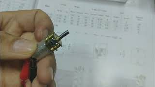 M334 Mini DC Gear Motor Low RPM 1000rpm Ga12 N20 Adjustable Speed [upl. by Ynez964]