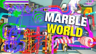 MASSIVE Marble Run  Marble World [upl. by Nicks]