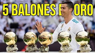 TODOS LOS BALONES DE ORO DE CRISTIANO RONALDO 20082013201420162017 [upl. by Satsoc]