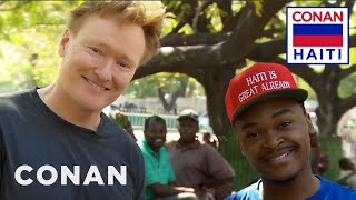 Conan Hits The Streets Of PortAuPrince  CONAN on TBS [upl. by Bambi547]