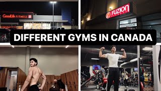 Exploring Different Gyms 💪 in Canada 🇨🇦  GoodLife Fitness  Fuzion Fitness  Vlog  8 [upl. by Vicki]