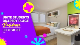 Inside Drapery Place Ultimate Student Accommodation Tour in London [upl. by Asetal]