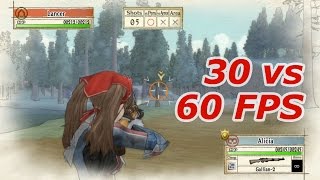 Valkyria Chronicles 30 vs 60 FPS [upl. by Heiner476]