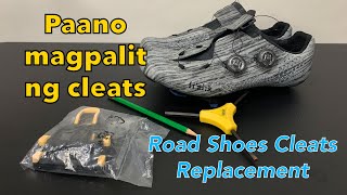 HOW TO REPLACE AND SET UP CLEATS FOR ROAD BIKE SHOES [upl. by Analak]