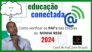 Como ACOMPANHAR A ELABORAÇÃO dos PAFs das Escolas da Minha REDE [upl. by Annayhs]