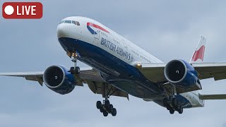 🔴LIVE🔴 London Heathrow  3 A380 Departures in a Row 34350 livestream live aviation [upl. by Enyrat]