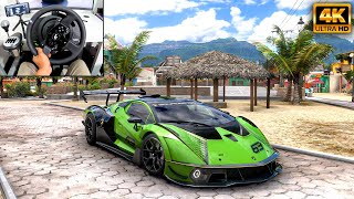 1500HP Lamborghini Essenza  Goliath Race  Forza Horizon 5  Thrustmaster T300RS gameplay [upl. by Uzzi]