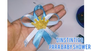 Distintivo para baby shower fácil  Como hacer distintivos para mis invitados  Gades [upl. by Nahtiek238]