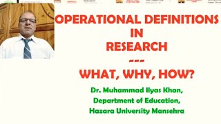 Operational Definitions in Research What Why How [upl. by Ryley]