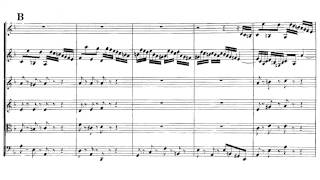 Bach Concerto for 2 violins I Vivace with score [upl. by Fidelis]